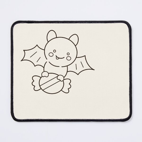 Item preview, Cute Hand Drawn Bat Candy Cartoon designed and sold by Porpor Artwork.