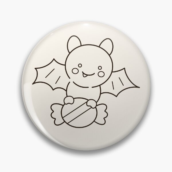 Item preview, Cute Hand Drawn Bat Candy Cartoon designed and sold by Porpor Artwork.