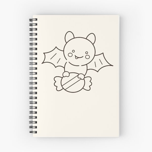 Item preview, Cute Hand Drawn Bat Candy Cartoon designed and sold by Porpor Artwork.