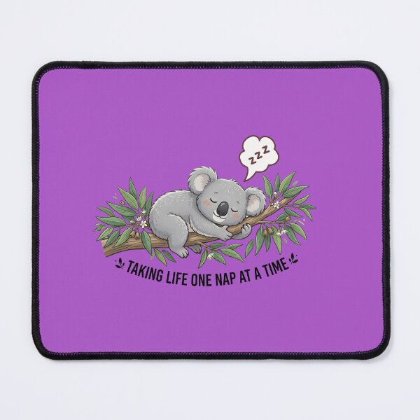 Item preview, Taking Life One Nap at a Time – Funny Lazy Aesthetic Quote designed and sold by WallMuseStudio .