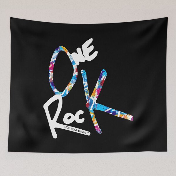 Item preview, One Ok Rock Eye Of The Storm White W Black Outline designed and sold by ZaydenMarlowe.