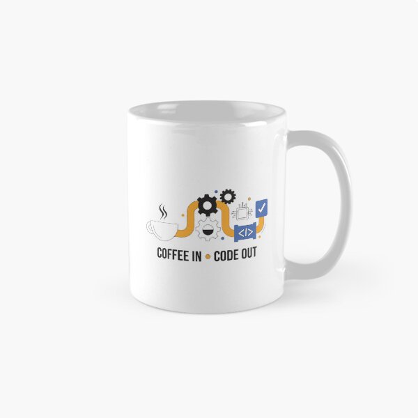 Item preview, Coffee In Code Out Funny Programmer Coding Coffee T-Shirt designed and sold by Design-Pro-21.