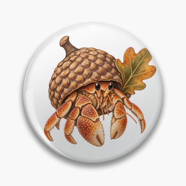 Item preview, Hermit Crab with an Acorn Cap Shell designed and sold by jimnicklaus.
