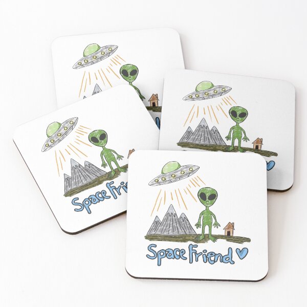 Item preview, Alien Space Friend  designed and sold by wildjellybeans.