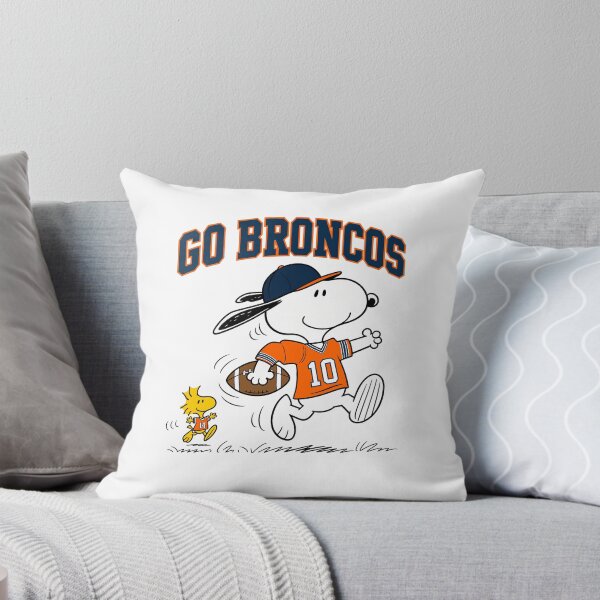 Item preview, Snoopy & Woodstock Denver Broncos Football Retro F483 designed and sold by GLUVY-THEME.