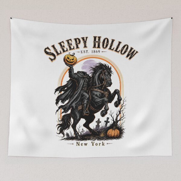 Item preview, Vintage Sleepy Hollow Headless Horseman Halloween  designed and sold by daystaffin.