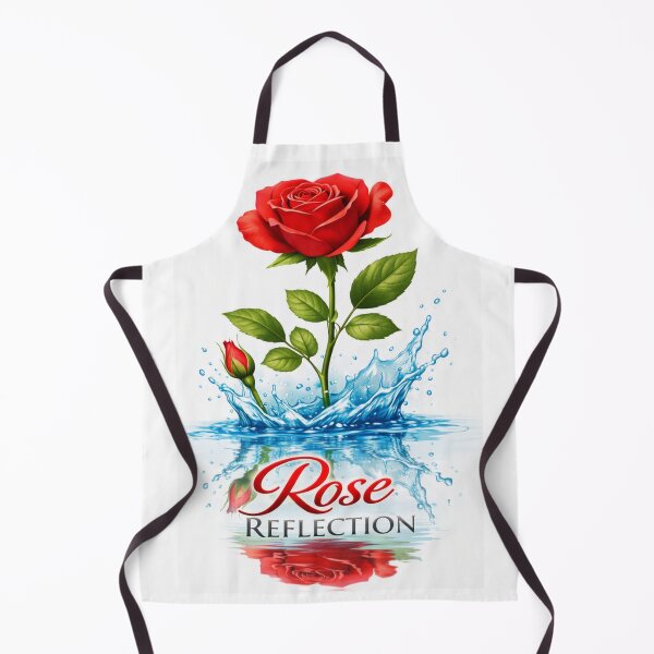 Item preview, Red Rose Water Splash Reflection designed and sold by Nela-&-Lena.