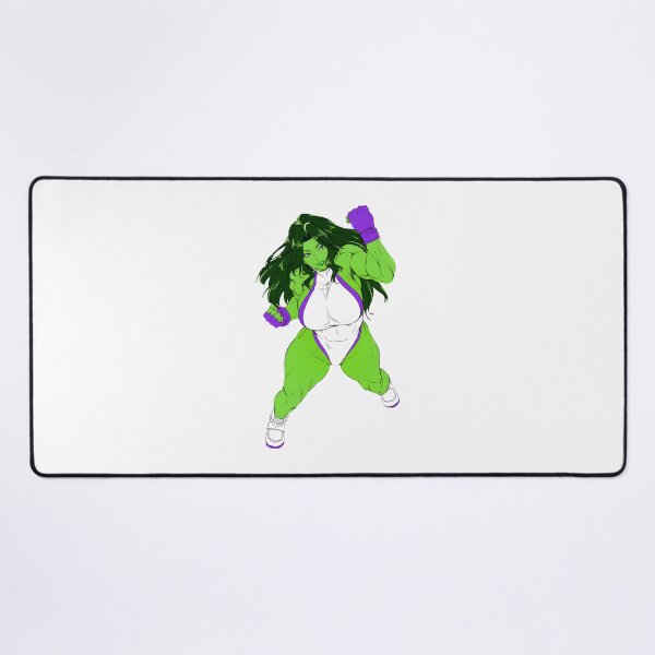 Item preview, Strong Green Female Hero Character Design Illustration designed and sold by wordonmyapparel.