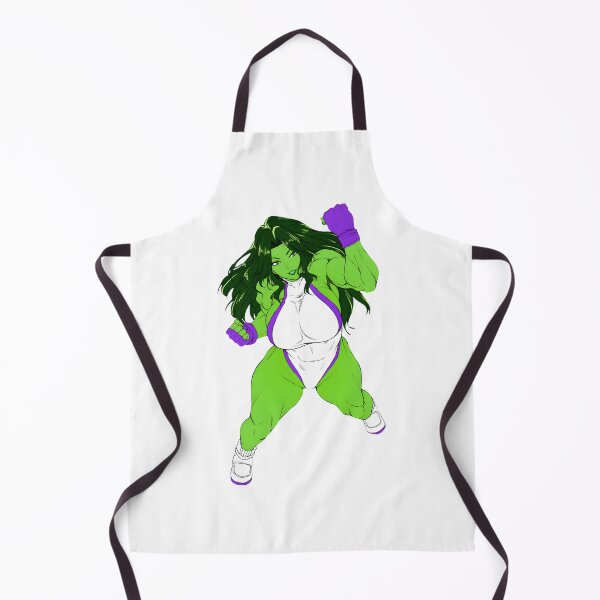 Item preview, Strong Green Female Hero Character Design Illustration designed and sold by wordonmyapparel.
