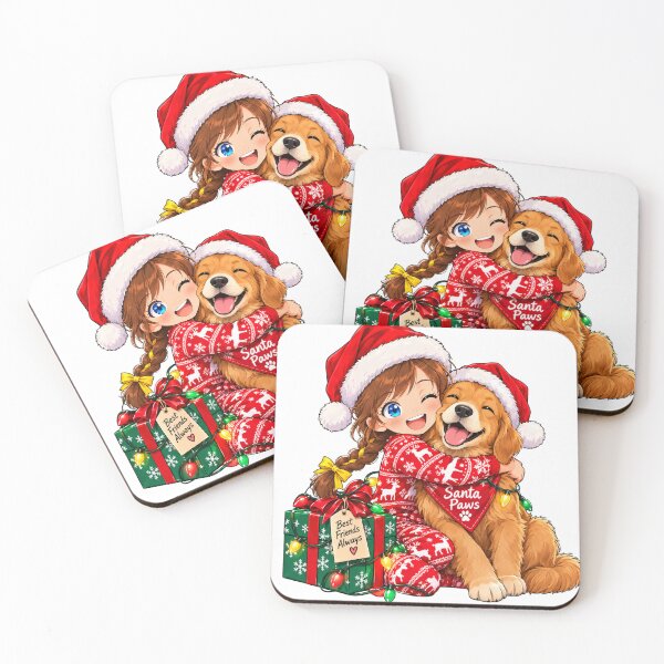Item preview, Kenzie Santa Paws Christmas Cartoon Character Design designed and sold by Kenzie & Co.