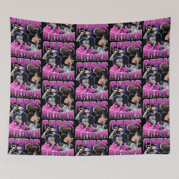 Item preview, 00S Style Urban Chris Brown Music Star Collage designed and sold by ericka-devito.