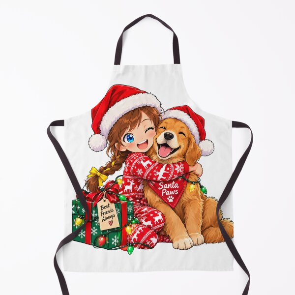 Item preview, Kenzie Santa Paws Christmas Cartoon Character Design designed and sold by Kenzie & Co.