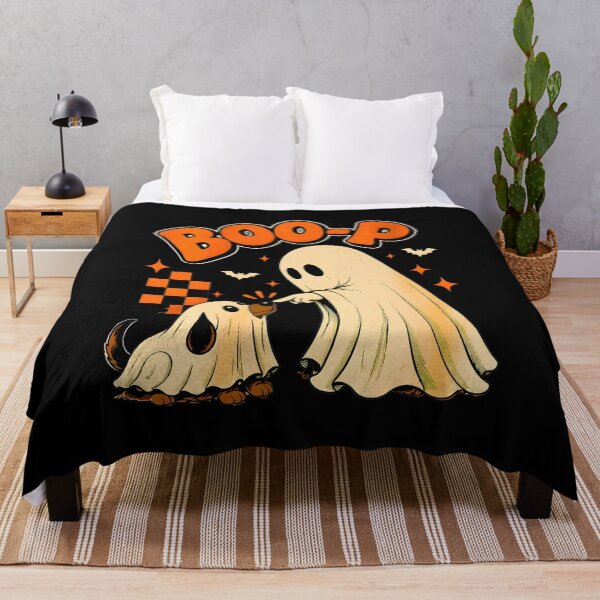 Item preview, Cute Ghost Dog Booping Funny Halloween Design designed and sold by SoyLamderma.