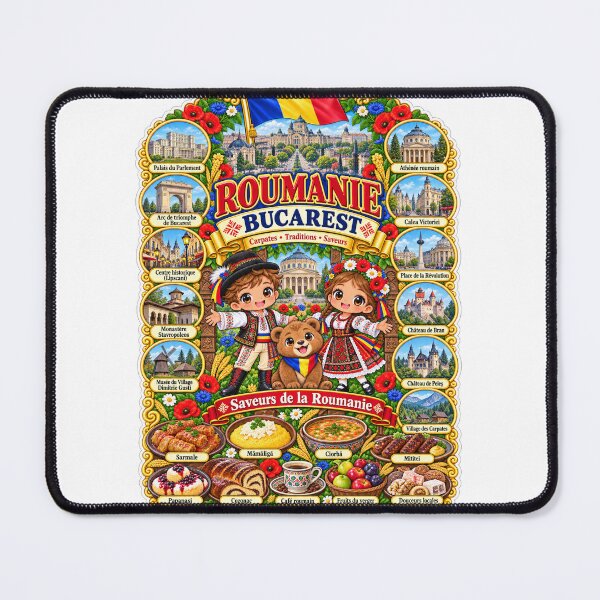 Item preview, Romania Bucharest – Kawaii Trip, Carpathians, Traditions and Flavors of Romania designed and sold by Cifi64.