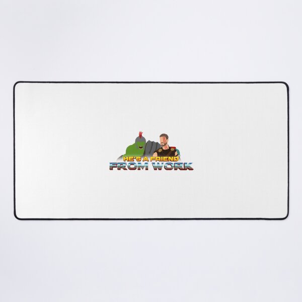 Item preview, He's a Friend from Work - Funny Casual Office Humor Design designed and sold by wordonmyapparel.