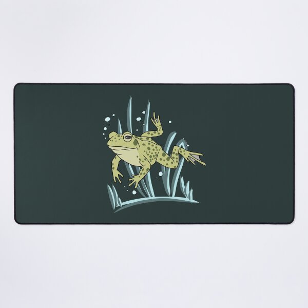 Item preview, Frog Swimming Underwater Cottagecore Aesthetic Illustration designed and sold by LeshanArt.