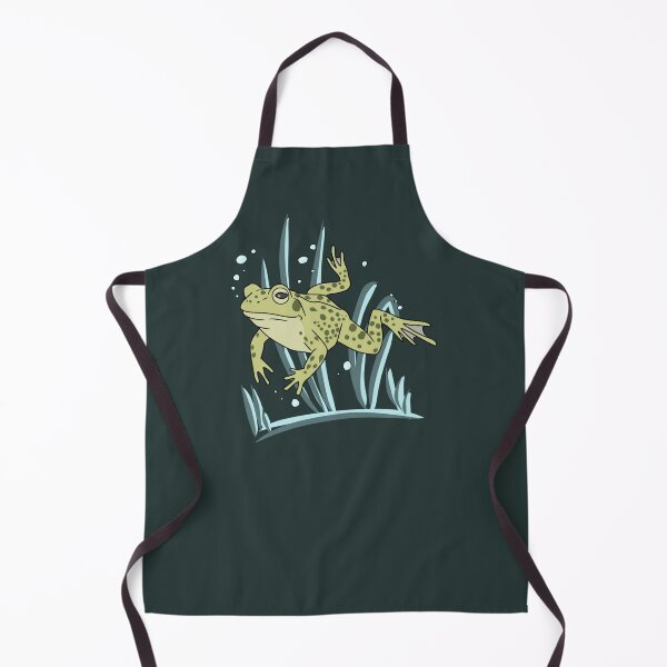 Item preview, Frog Swimming Underwater Cottagecore Aesthetic Illustration designed and sold by LeshanArt.