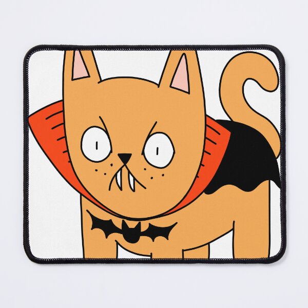 Item preview, Dracula Cat - orange designed and sold by motherbrainart.