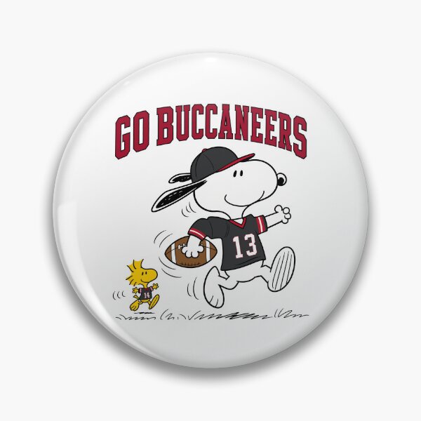 Item preview, Snoopy & Woodstock Tampa Bay Buccaneers Football Retro F486 designed and sold by GLUVY-THEME.