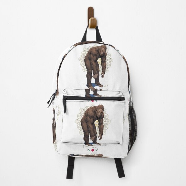 Item preview, Bigfoot Tight Hamstrings Forward Fold Yoga Funny Cryptid Art designed and sold by Whimsy Trail Co.
