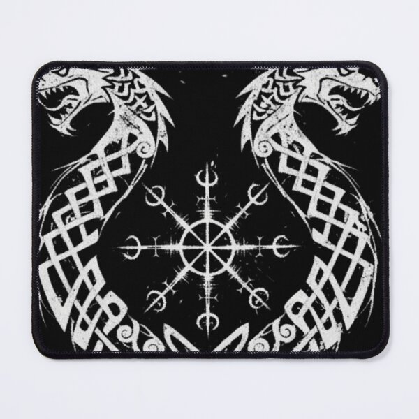 Item preview, Two Dragons and the Vegvisir designed and sold by Skoelgrim.