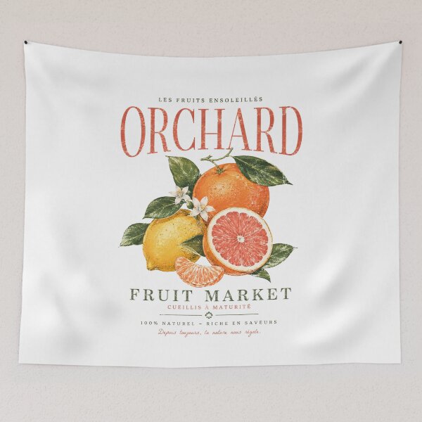 Item preview, Vintage citrus Orchard fruit market orange lemon grapefruit designed and sold by Sixtinebzh.