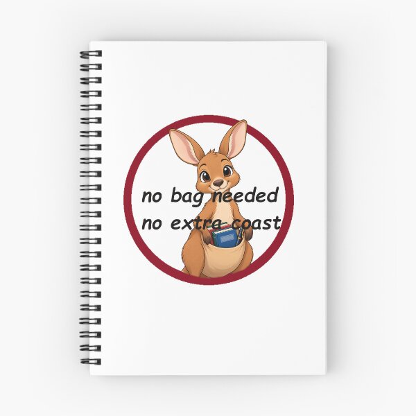 Item preview, No Bag Needed No Extra Cost – Funny Kangaroo School Design designed and sold by RoyalArt21.