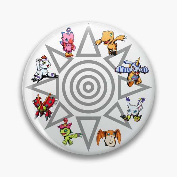 Item preview, CIRCLE Classic Digital Monsters all Squad cute illustration  designed and sold by sabartgunpla.