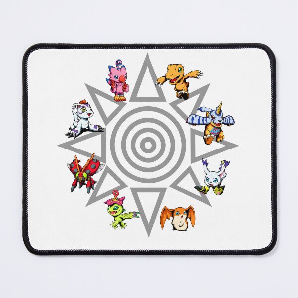 Item preview, CIRCLE Classic Digital Monsters all Squad cute illustration  designed and sold by sabartgunpla.