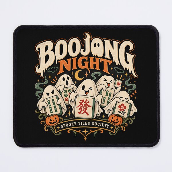 Item preview, Mahjong ghosts on Halloween designed and sold by NF Designs Studio DTF.