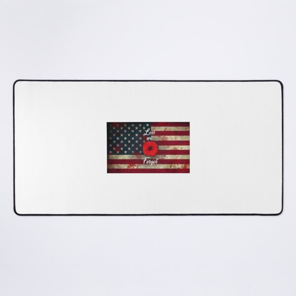Item preview, Lest We Forget Patriotic American Flag Memorial Design designed and sold by zanahoricida.