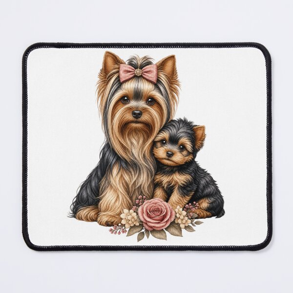 Item preview, A good portrait of a Yorkshire Terrier designed and sold by GoodPlaceToShop.