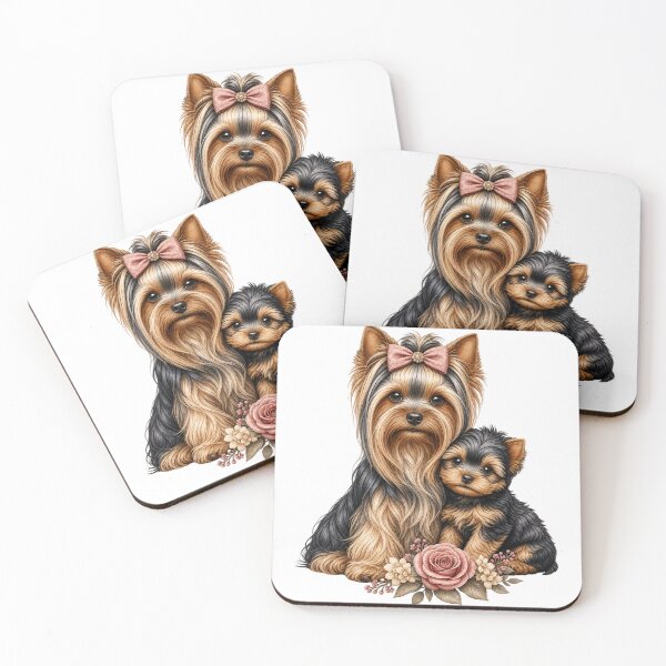Item preview, A good portrait of a Yorkshire Terrier designed and sold by GoodPlaceToShop.