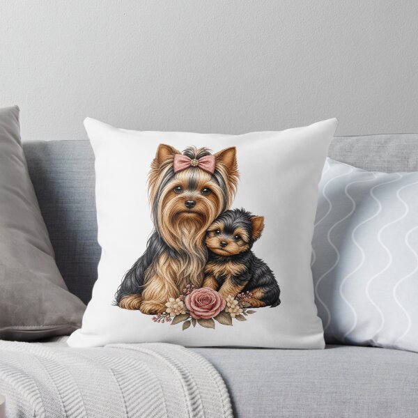Item preview, A good portrait of a Yorkshire Terrier designed and sold by GoodPlaceToShop.