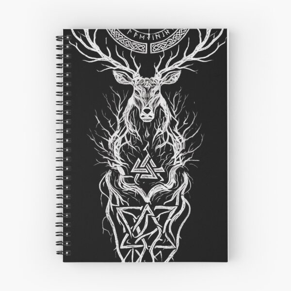 Item preview, Stag with the Vegvisir Crown designed and sold by Skoelgrim.