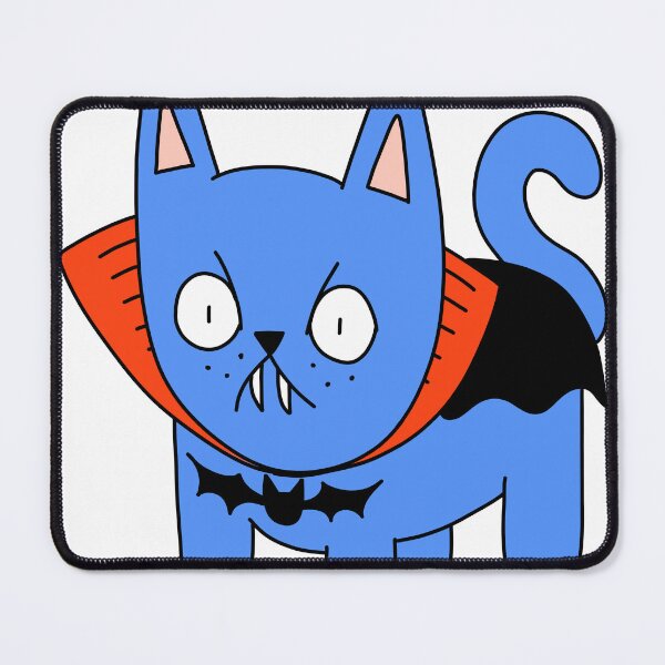 Item preview, Dracula Cat - blue designed and sold by motherbrainart.