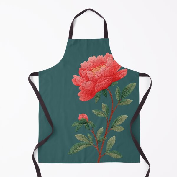 Item preview, Vintage Red Peony Botanical Illustration designed and sold by colorful-white.