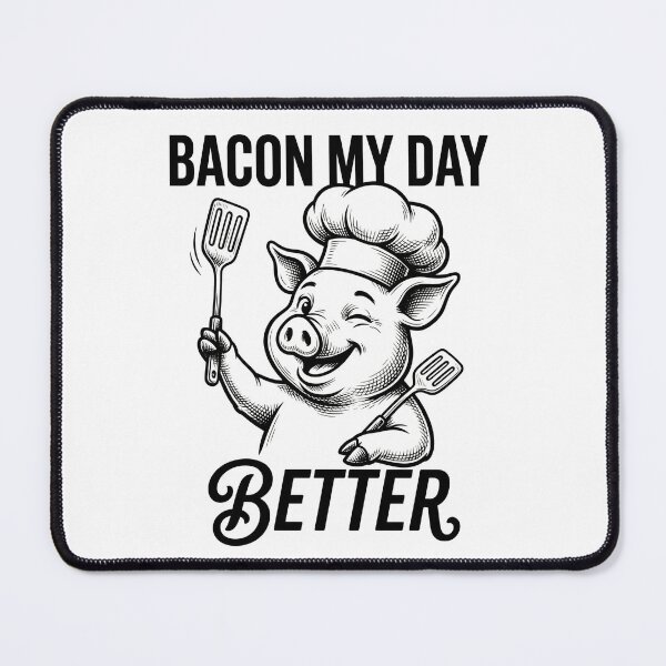 Item preview, Vintage Pig Chef Cooking Barbecue Illustration designed and sold by StickerNestYou.