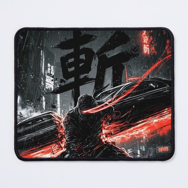 Item preview, CRIMSON SLASH Ninja of the Neon Night designed and sold by kaipapershop.