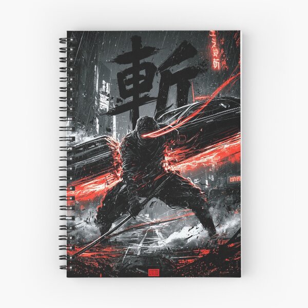 Item preview, CRIMSON SLASH  Ninja of the Neon Night designed and sold by kaipapershop.