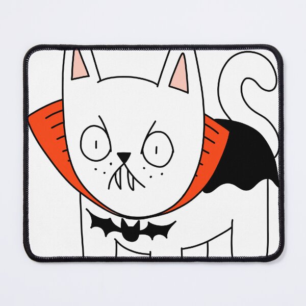 Item preview, Dracula Cat - white designed and sold by motherbrainart.