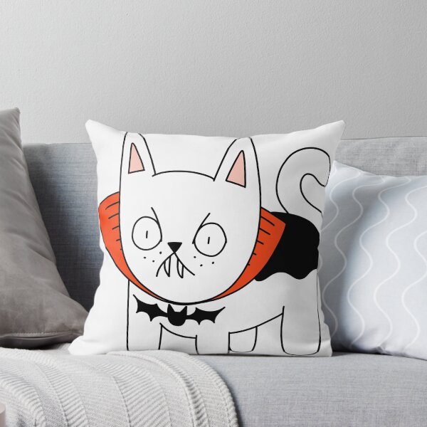 Item preview, Dracula Cat - white designed and sold by motherbrainart.
