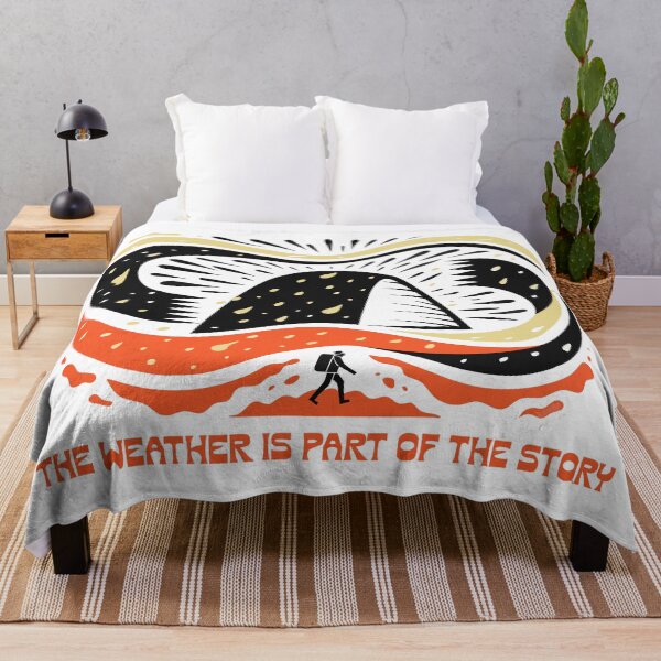 Item preview, The Weather Is Part of the Story Hiking Mountain Adventure T-Shirt designed and sold by Design-Pro-21.