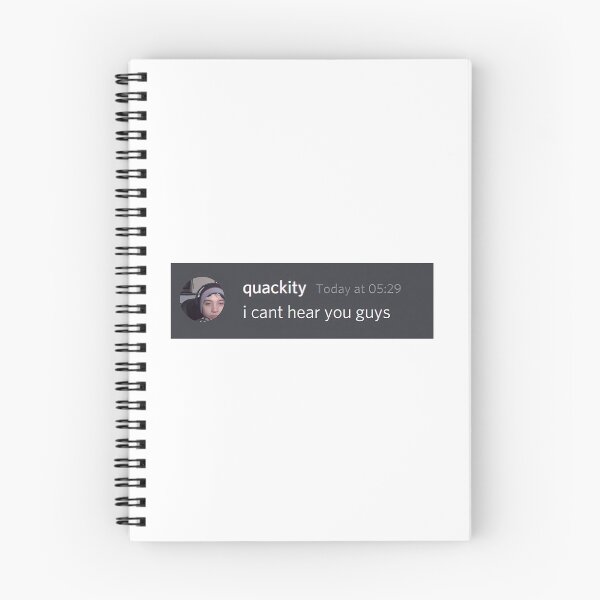 Item preview, Quackity Discord Message - I Can'T Hear You Guys designed and sold by SouthWestPrint.