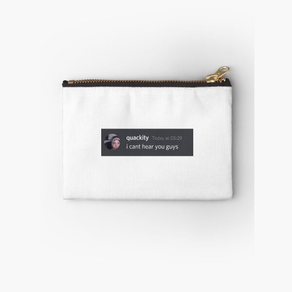 Item preview, Quackity Discord Message - I Can'T Hear You Guys designed and sold by SouthWestPrint.