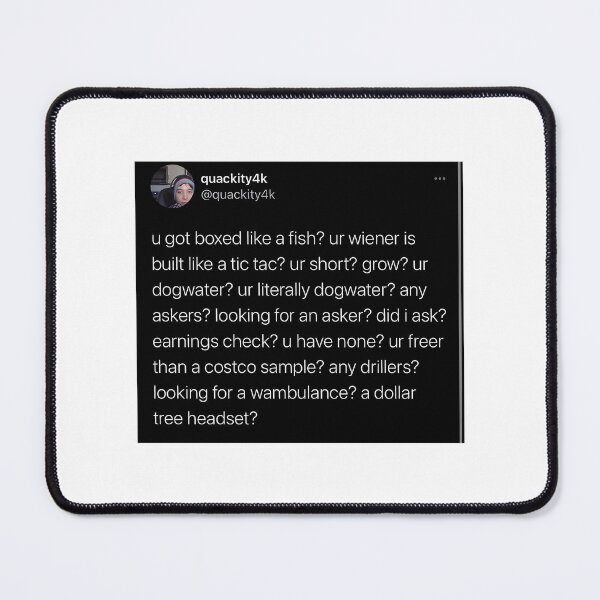 Item preview, Quackity Tweet - U Got Boxed Like A Fish designed and sold by SouthWestPrint.