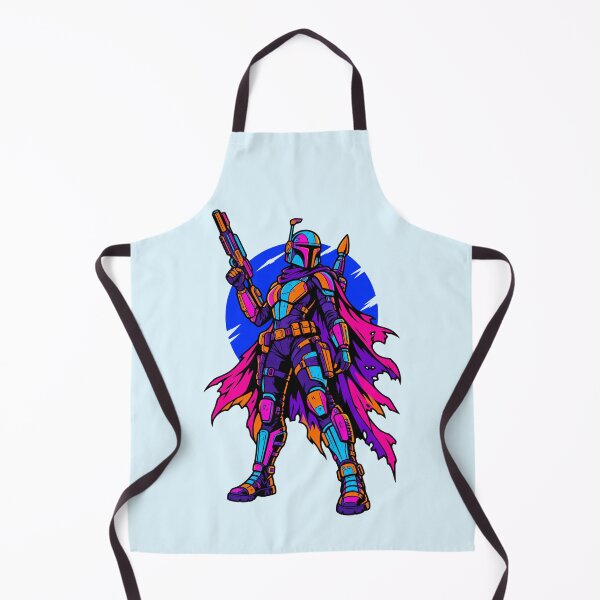 Item preview, Cyberpunk Synthwave Galactic Bounty Hunter Space Warrior designed and sold by KungPowUnicorn.