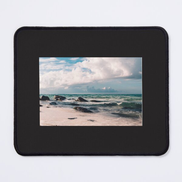 Item preview, Beautiful Beach Sunset Landscape with Palm Trees and Ocean View designed and sold by asilv bray.