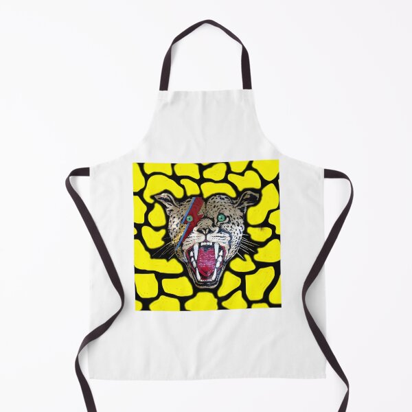 Item preview, Street Walking Cheetah with Bold Yellow Large Head Artwork designed and sold by IseeRobots.