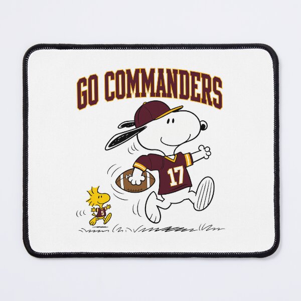 Item preview, Snoopy & Woodstock Washington Commanders Football Retro F490 designed and sold by GLUVY-THEME.